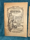 Vintage Lot Of 3 Metropolitan Opera House Libretto Carmen Louise La Boheme  ww