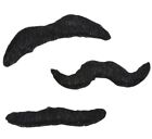 Self-adhesive Fake Mustache Set  3pcs  - Party Theater Costume Prop Novelty