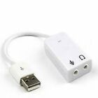 3d Virtual 7 1 Usb 2 0 Channel Audio Sound Card Adapter For Pc Laptop Win 7 Mac