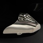 New  Western Cowboy Boot Tips Rand Cap -onyx Black  Stone Toe Tips - Pair   Set