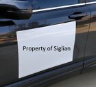 24  X 36  Blank White Magnet Sheet 30 Mil For Signage