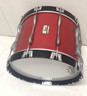 Pearl 20  Championship Series Marching Band Bass Drum Red With Case
