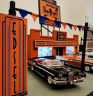 Custom Made For A Fomer Lionel Train Dealer-ford Edsel Dealer Diecast Display 