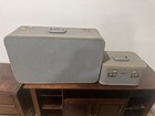 Vintage Lady Baltimore Luggage 2pc Suitcase   Cosmetic Case