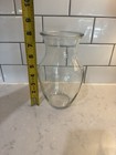 8    Tall Clear Glass Vase  4    Top Diameter  About 3    Neck Opening  Floral Decor