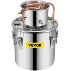 Copper Moonshine Still 12l Capacity With Rapid Cooling Coil   Silicone Seals