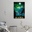 Travel Posters  Alaska Travel Poster  Retro  Vintage Poster