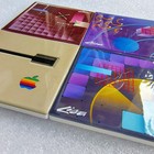 Vintage Apple Lisa Computer Coaster Set  4  - Original 1983 Software Graphics