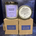 2 X Bath   Body Works Lavender Vanilla Single Wick Candles  8oz Each
