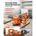 Uimoso 6  Heavy-duty Double Swivel Rotating Multi-purpose Bench Vise