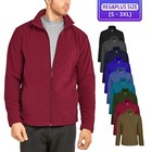 Men   s Full Zip Up Soft Polar Fleece Jacket With Pockets S-3xl Reg   Plus Size