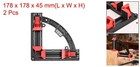 2pcs 7 01  Corner Clamp 90 Degree Right Angle Clamp Tool For Woodworking Black
