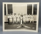 Vintage Texaco Baseball Team Photograph