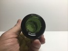 Antique Drab Green Cylinder Food   Condiments Bottle 