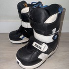 Burton Kids Grom Snowboarding Boots Youth Sz 13c Blue Black White Snowboard