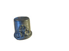 Vintage Pewter Thimble With Pineapple And Flowers
