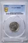 1916 Buffalo Nickel 5c Pcgs Ms63  0060