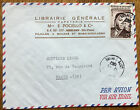 Ivory Coast Abidjan Commercial Air Mail Cover X2 1962   1975 Paris Manchester