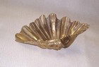 Brass Clam Shell Trinket Dish Ashtray