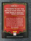 2012 Panini Cooperstown Voices Of Summer  7 Denny Matthews Autographed Signed