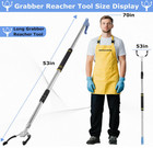 Trash Picker Upper Grabber Heavy Duty  52 5  Grabber Reacher Tool Heavy Duty For
