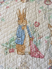 Vintage Peter Rabbit Beatrix Potter Nursery Crib Blanket Wall Hanging Bedding