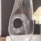Crystal Eternity Pierced Glass Pitcher   Long Stirrer Sangria Martini Bar