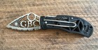 Rare  spyderco  q  - Gbc- C35sbk - Pocket Knife - Pristine Condition  