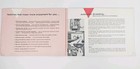 Vintage Sears 8mm Movie Projector Instruction Manual Booklet Model 39270     