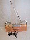 Vintage Sharp Radio Cassette Qt-50  p  Pink Peach W Cord   Strap Read