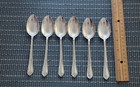 Reed Barton Sterling Silver Dancing Flowers Set Of 6 Teaspoons 176g