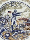 French Darceau Limoges Lafayette Series American Revolutionary War Plate