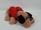 Tonka Pound Puppy Puppies Brown Dog Pound Plush Stuffed 18  Vintage Toy