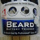 Wahl Beard Battery Trimmer bonus Nose   Ear Trimmer  5 Position stubble med full