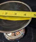 Godinger Silver Art Co Small 4 5    Diameter 3 1 4  H Candle Holder Plated 