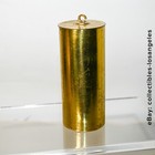 One  1  Antique Grandfather Brass Clock Weight 2 Lbs 10 Oz  1188 Grams  4  Tall