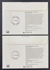 1985 50th Anniversary Adelaide-darwin-adelaide Airmail 2x Postmarked Covers