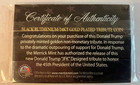 Donald Trump Save America 2024 Proof Black Ruthenium   24k Gold 1 Oz  Coin Usa