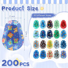 200 Pcs Adhesive Eye Patches For Kids Boys 20 Styles Breathable Boy Eye Patch Bu
