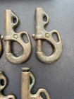 Lot Of 9 Vintage Nautical sail  Solid Bronze  Claw Snap Hooks