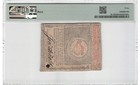 1780 Rhode Island American Revolution Colonial Currency Bank Note Ri-288  Pmg 40