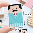 Bald Man Pencil Eraser Cute Cartoon Rubber Eraser  Learning Prize