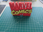 Marvel Comics Logo Sign Display Shelf Wall 3d Printed Art