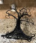 Pottery Barn Halloween Decoration Votive Candle Holder Spooky Tree Black Wire