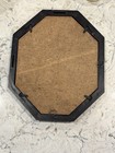 Vtg 90s Ornate Octagon Frame Plaque Rustic Cottagecore Farmhouse Wall Decor Med