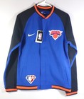 Lot Of  2  New York Knicks Nike City Edition Nba 75 Warm Up Jackets New Youth Xl