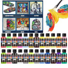 30ml Acrylic Paint For Fabric Leather Diy Pigment Graffiti Art Us