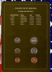 Coin Sets Of All Nations St  Helena 1984 Unc 1 Pound 50 10 5 2 1 Pence Ap 20 88