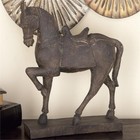 15  Horse Figurine Horse Sculpture Tabletop Prancing Horse Statue Resin