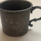 Vintage Floral Etched Warren Silver Cup 110 Quadruple Plate Company Ny